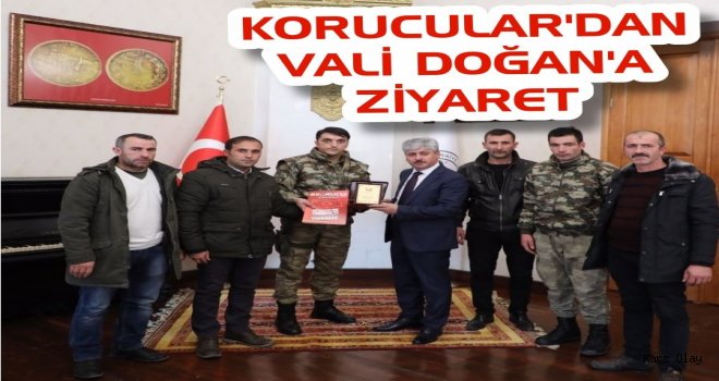 Koruculardan Vali Doğan'a Ziyaret