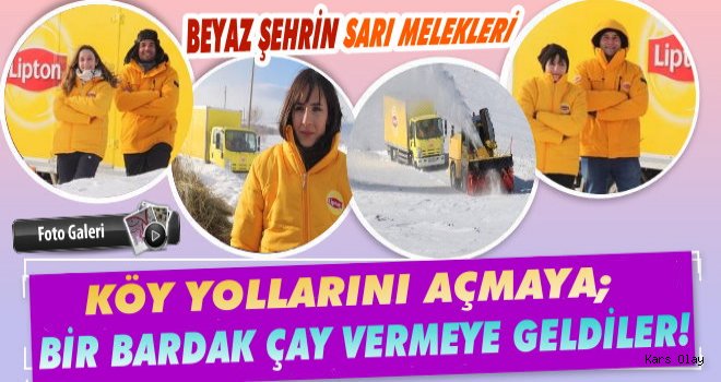 Lipton Kars'ta Köy Yollarını Açacak!