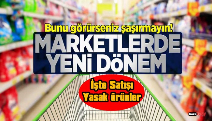 Marketlerde Yeni Dönem Başladı!