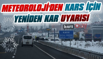 Meteoroloji'den Kars İçin Rüzgar ve Kar Uyarısı