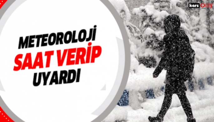 Meteoroloji Kars İçin Kuvvetli Kar Yağışı Uyarısında Bulundu