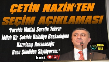 MHP Adayı Çetin Nazik'ten Seçim Açıklaması