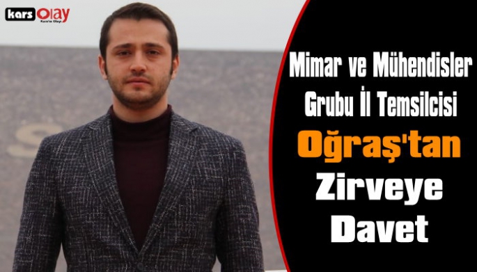 Mimar ve Mühendisler Grubu Kars İl Temsilcisi Mesut Emre Oğraş'tan Bilişim Vadisine Davet