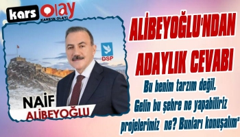 Naif Alibeyoğlu'ndan Adaylık Cevabı