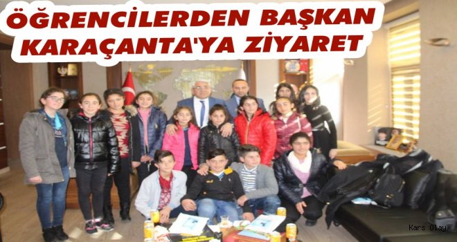 Öğrencilerden Başkan Karaçanta'ya Ziyaret