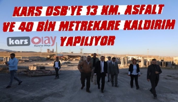 OSB'ye 16 Km. Asfalt, 40 Bin Metrekare Kaldırım Yapılacak