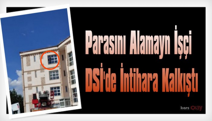 Parasını Alamayan İşçi İntihara Kalkıştı