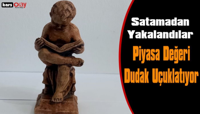 Piyasa Değeri Dudak Uçuklatan Melek Figürlü Heykel Ele Geçirildi