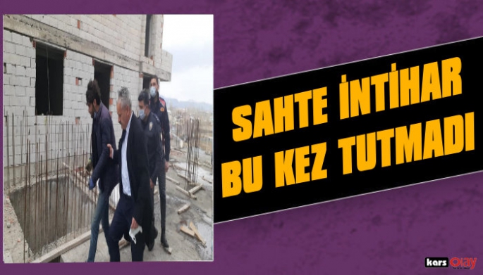 Sahte İntihar Bu Kez Tutmadı!