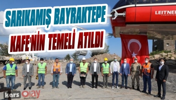 Sarıkamış Bayraktepe Kafe’nin Temeli Atıldı