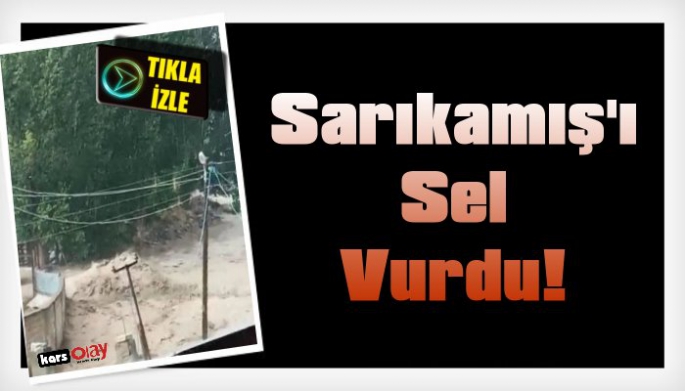 Sarıkamış'ı Sel Vurdu!