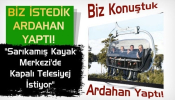 Sarıkamış Kayak Merkezi Kapalı Telesiyej İstiyor!