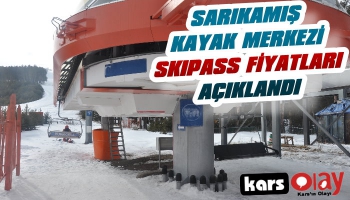 Sarıkamış Kayak Merkezi SkiPass Fiyatları Açıklandı