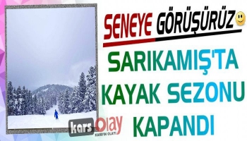 Sarıkamış Kayak Tesisleri Sezonu Kapattı