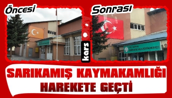 Sarıkamış Kaymakamlığı Bayrak İçin Harekete Geçti!