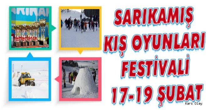 Sarıkamış Kış Oyunları Festivali 17- 19 Şubat'ta