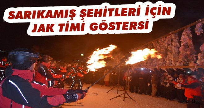 Sarıkamış Şehitleri İçin JAK Timinden Gösteri