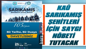 Sarıkamış Şehitlerini Anma Nöbeti