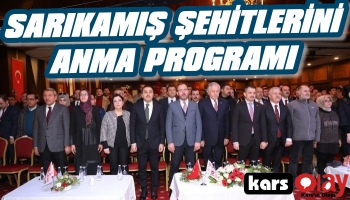 Sarıkamış Şehitlerini Anma Programı