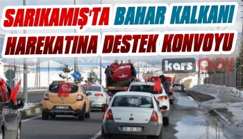 Sarıkamış'ta Bahar Kalkanı Harekatına Destek Konvoyu