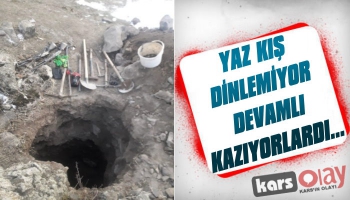 Sarıkamış'ta Define Avcılarına Suç Üstü