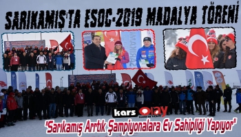 Sarıkamış'ta ESOC-2019 Madalya Töreni