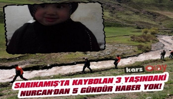 Sarıkamış'ta Kaybolan 3 Yaşındaki Nurcan'dn 5 Gündür Haber Yok