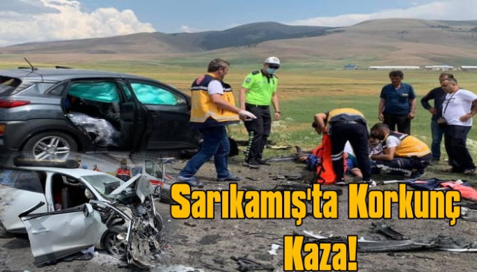 Sarıkamış'ta Korkunç Kaza, 9 Yaralı!