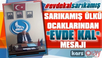 Sarıkamış Ülkü Ocaklarınden EVDE KAL Çağrısı