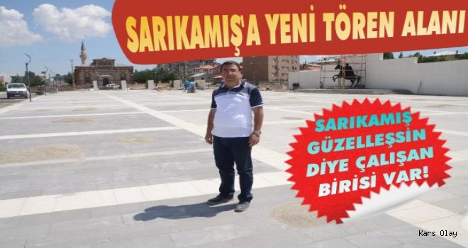 Sarıkamış'a Yeni Tören Alanı