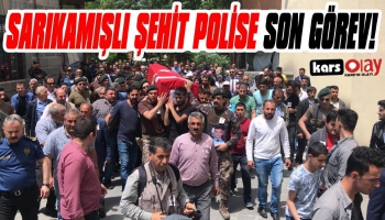 Sarıkamışlı Şehit Polise Son Görev