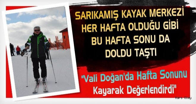 Sarıkamış’ta Kayak Sezonu Dolu Dolu Geçiyor