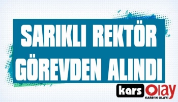 Sarıklı rektör görevden alındı