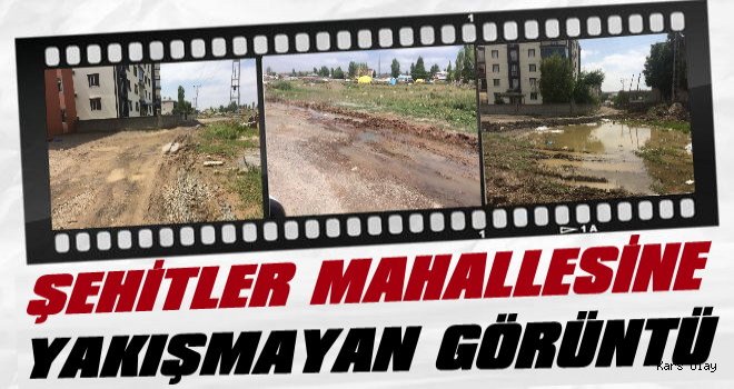 Şehitler Mahallesi’ne Yakışmayan Görüntü