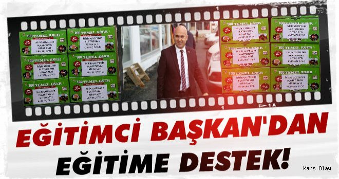 Selim Belediyesi’nden Eğitime Destek