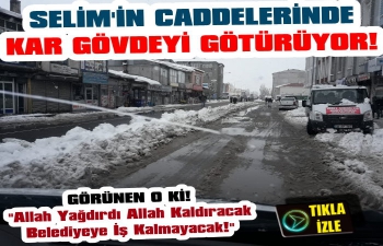 Selim’in Caddeleri Kar’dan Geçilmiyor