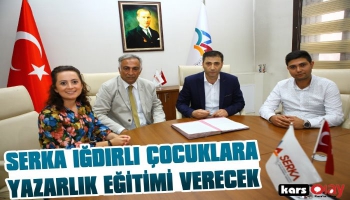 SERKA Iğdırlı Çocuklara Yazarlık Eğitimi Verecek