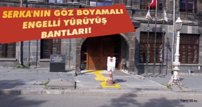 SERKA'nın Yapıştırıcılı Engelli Bandı!