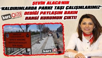 Şevin Alaca: Biz Çalışıyoruz Dedi Ama; Çalışma Karayollarının Çıktı