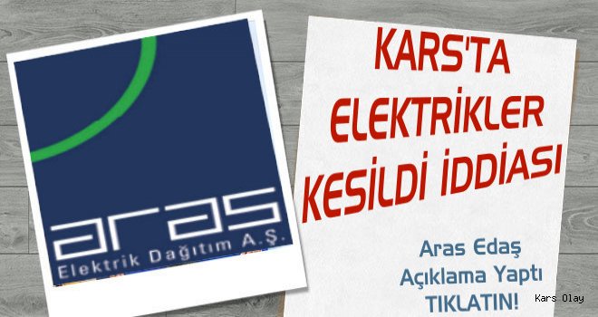 SON DAKİKKA! Karsın Yarısında Elektrik Yok! Ekipler Arızaya Çıkmıyor