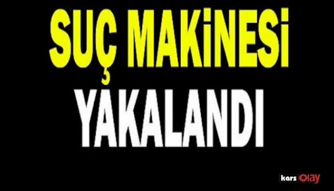 Suç Makinesi yakalandı!