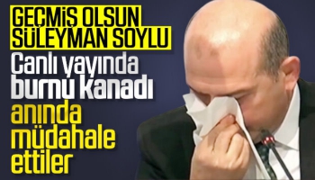 Süleyman Soylu'nun Burnu Kanadı