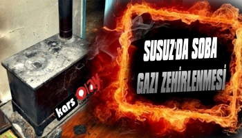 Susuz'da Soba Gazı Zehirlenmesi