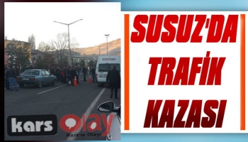 Susuz'dda Trafik Kazası: 1 Öğrenci Yaralı