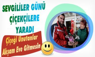 Sarıkamış'ta Çiçekçilerin 14 Şubat Bereketi