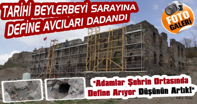 Tarihi Beylerbeyi Sarayına Defineciler mi Dadandı?