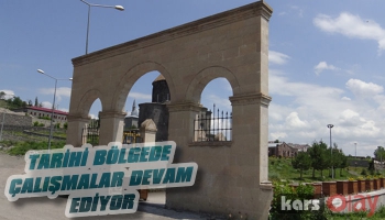 Tarihi Bölgede Çalışmalar Devam Ediyor