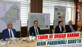 Tarım ve Orman Bakanı Bekir Pakdemirli Kars'ta