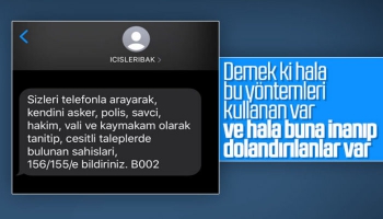 Telefon dolandırıcıları için bakanlıktan uyarı