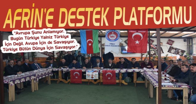 TSK'nın Afrin Harekatına Kars TÜRKAV'dan Destek